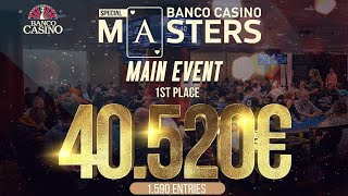 Livestream - Final Table: Banco Casino Masters #37