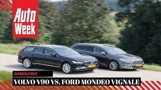 Volvo V90 vs. Ford Mondeo Vignale - AutoWeek Dubbeltest