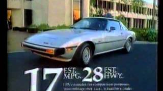 1980 mazda rx 7 commercial