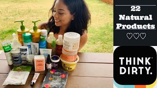 22 Natural Products | Best & Worst | How to use the Think Dirty App | Prices Included $$