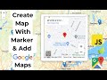 Create Map (Leaflet) With Marker & Add Google Maps Using JavaScript