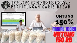 Ide Usaha Keripik Kaca Berikut Perhitungan Garis Besar Keuntungan | BISNIS MODAL KECIL UNTUNG BESAR