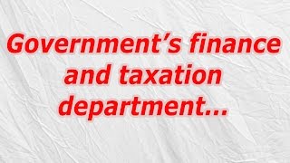 Government’s finance and taxation department (CodyCross Crossword Answer)