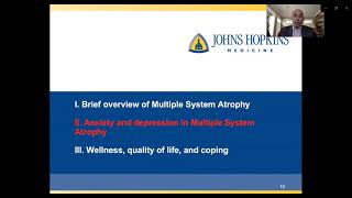 Anxiety, Depression, and Coping with Multiple System Atrophy | 2021 MSA Coalition Annual Conference