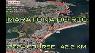 Maratona do Rio 2024: fly over the marathon course! Video of the race path.