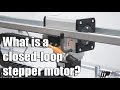 What is a closed-loop stepper motor?