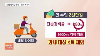 소득 3600만원 안 되는 배달·대리운전 기사 최대 80% 비과세