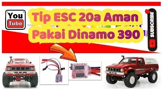 Tip ESC 20A Aman Pakai Motor 390