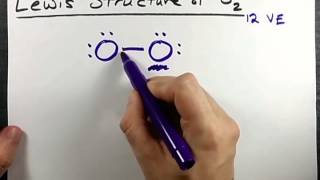 Lewis Structure of O2