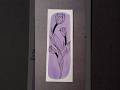 Purple boho painting ideas #bookmark painting #painting #artwork #aesthetic painting