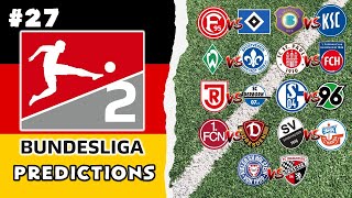 2. Bundesliga Predictions - Matchday 26
