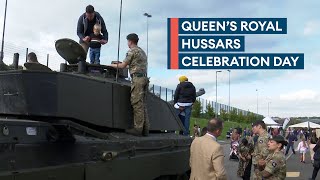 Queen's Royal Hussars mark Nato mission homecoming and anniversary