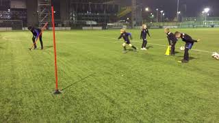 Reactiespel // technische vorm // Club Brugge U8-U9 // november 2019