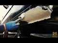 Extremely rusty car sheet metal repairing