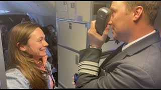 Airline Pilot Proposes at 35,000ft!