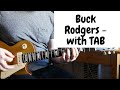 Buck Rodgers - Feeder -Guitar cover with TAB