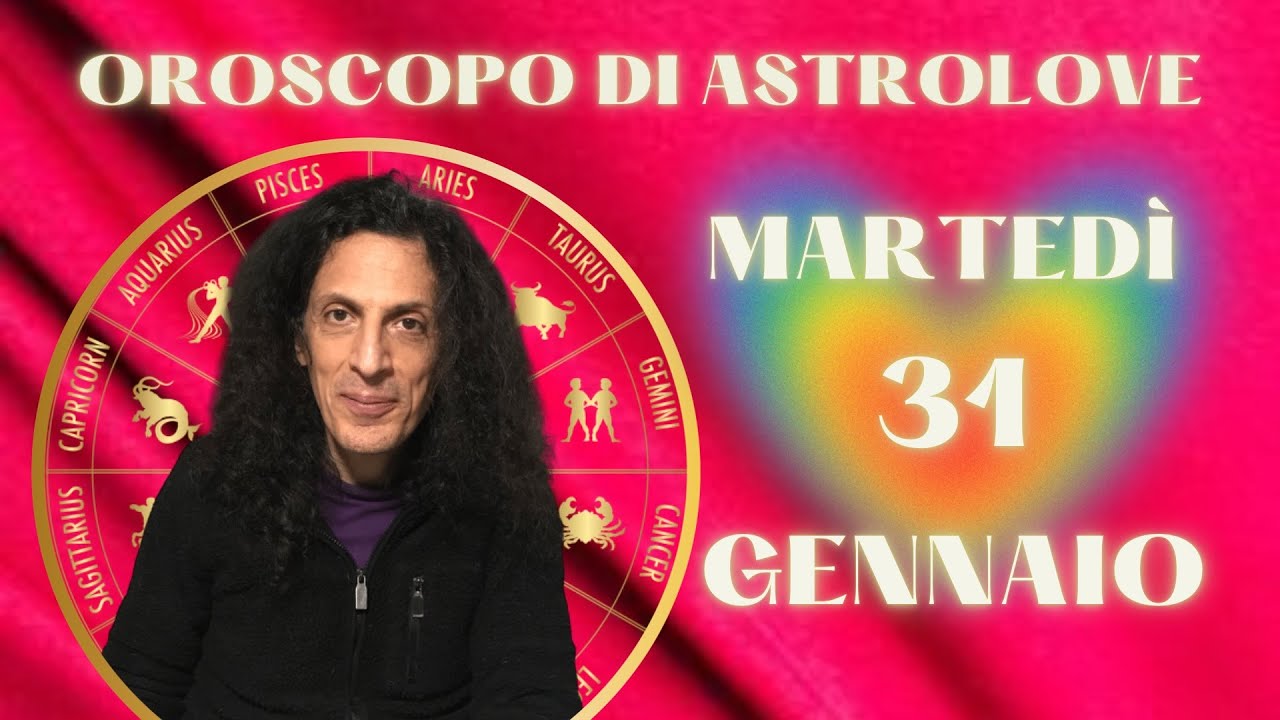 OROSCOPO DI OGGI MARTEDÌ 31 GENNAIO 2023 | LUNA IN GEMELLI ♊️ - YouTube