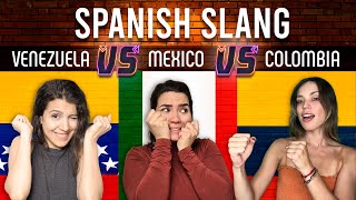 Spanish Slang from Mexico VS Colombia VS Venezuela (Comparison)