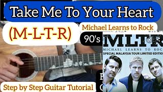 TAKE ME TO YOUR HEART (MLTR) Guitar Lesson Tutorial / step by step for beginners