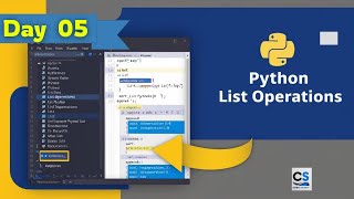 Day 05 : Python Lists & List Operations Explained - Full Guide for Beginners