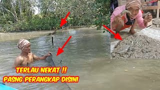 Rejeki Melimpah Perangkap Tradisional!! Nekat Nutup Sungai Besar ,, Lihat Hasilnya