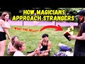 How Magicians Approach Strangers for STREET MAGIC | JS Magic