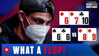 When you flop a STRAIGHT FLUSH DRAW ♠️ PokerStars