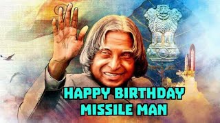 Happy Birthday Abdul Kalam |Kalam Birthday Whatsapp Status |