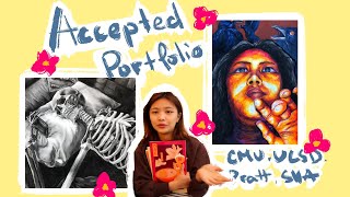 Accepted College Art Portfolio || CMU design, UCSD, Pratt, SVA || RISD rejected