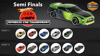 Semi Finals - Japanese Car Tournament | Hot Wheels JDM Diecast Racing
