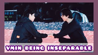 Taehyung and Jimin Being Inseparable | VMIN Moments