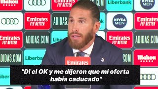 Sergio Ramos desvela en su despedida los detalles de la negociación con Florentino Pérez