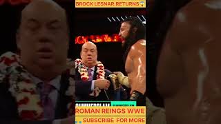 Brock Lesnar Returns to Confront Roman Reigns at SummerSlam 2021 #short
