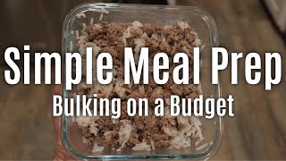 Bulking on a Budget with Ground Beef and Rice