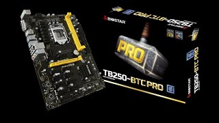 Biostar TB250-BTC PRO Motherboard Unboxing and Overview