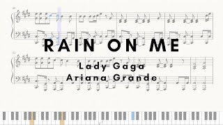 Rain on Me - Lady Gaga & Ariana Grande - Piano Cover (Sheets)