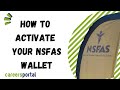 How To Activate Your NSFAS Wallet | Careers Portal