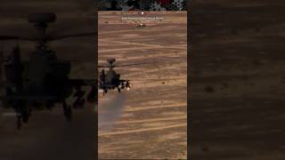 AH-64 Apache Takes Out Tank with Spike Missile