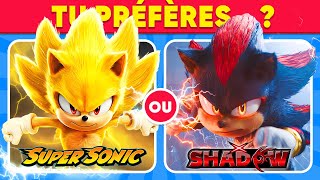 ⚡ TU PRÉFÈRES...? Édition SONIC 3, le Film 🦔🔵💨 Robo Quiz