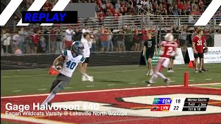 Gage Halvorson - Class of 2027 - 2024 Eagan Varsity Football Highlights - Minnesota 6A Football