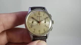 c1945 Leonidas chronograph vintage watch