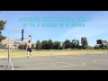 middle blocker footwork how to block a volleyball tutorial part 1 2