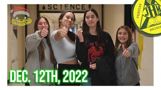 Morning Announcements - Monday, Dec  12th 2022