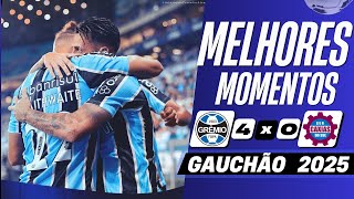 GOL de Edenilson! Grêmio 4 x 0 Caxias | Melhores Momentos (COMPLETO) | Gaúcho 2025