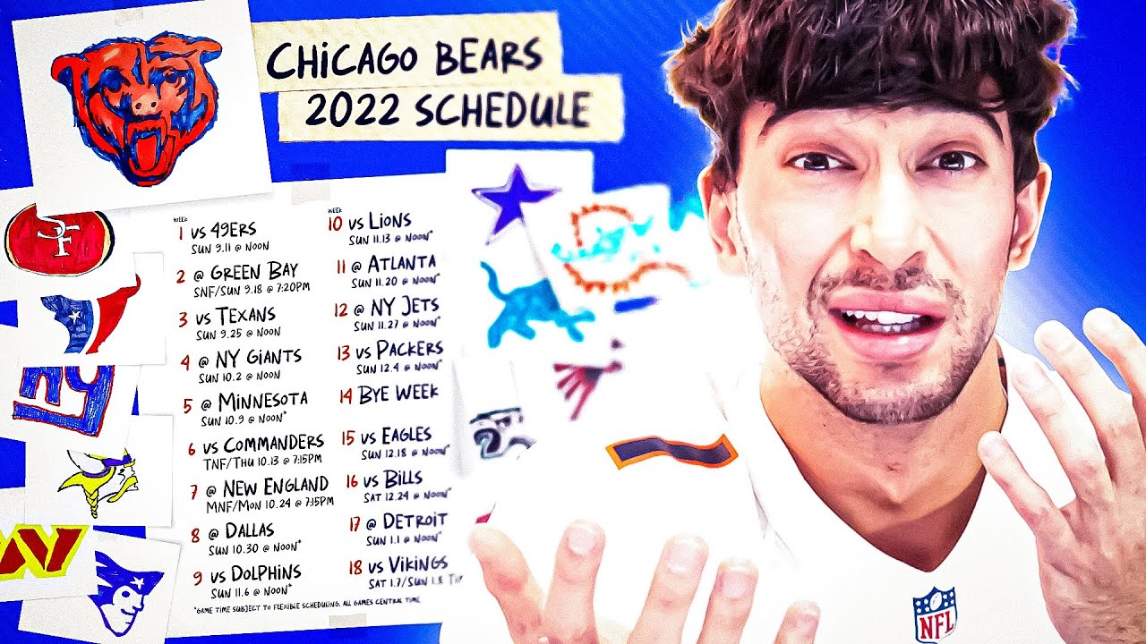 Chicago Bears 2022 Schedule! - Bears Fan Reacts - YouTube