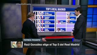 Raúl deja fuera a Hugo Sánchez de su Top 5 en el Real Madrid