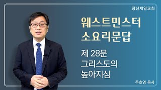 11-19 오늘의 말씀｜소요리문답 제28문｜그리스도의 높아지심｜주호영 목사