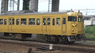 【4K】JR山陽本線　地域色115系電車　ｾｷL-21編成