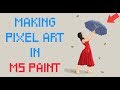 Making beautiful pixel art in Ms Paint