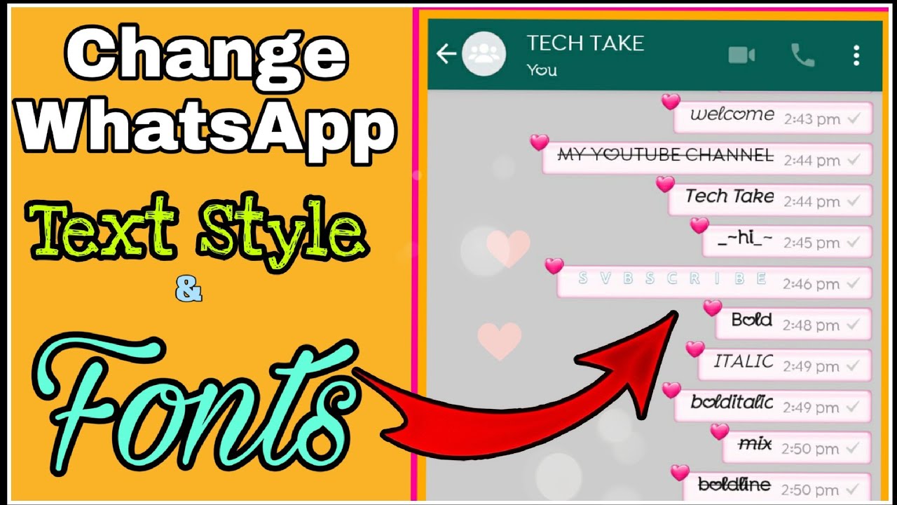 WhatsApp All Typing Tricks | How To Use The Different Types Of Fonts ...